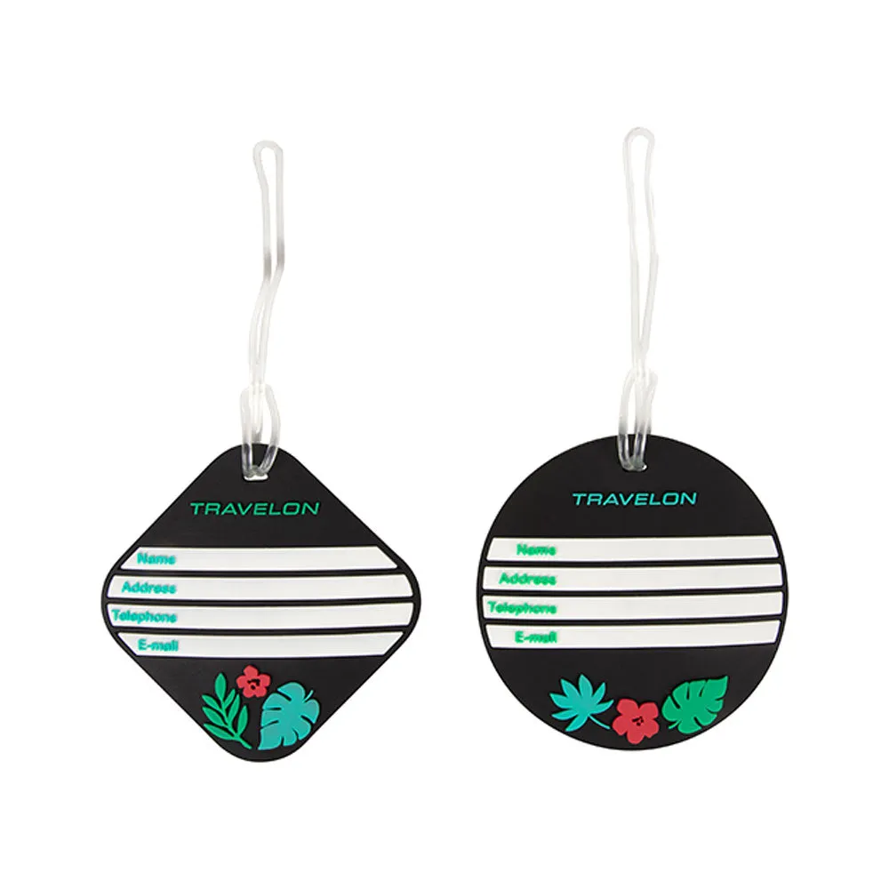 2 Pc Luggage Tags Suitcase Label Name Address ID Bag Baggage Tag Travel Travelon