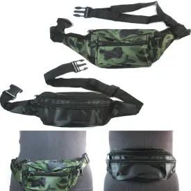 3 CAMOUFLAGE Waist Fanny Pack Belt Bag Pouch Travel Sport Hip Men Women Bum Bag