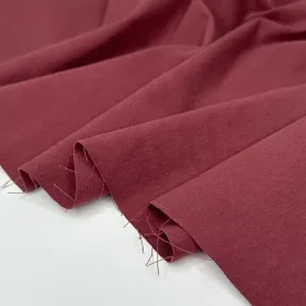 7oz Washed Organic Cotton Canvas - Dark Blush