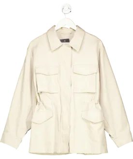 & Other Stories Beige Utility Jacket UK M