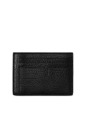 B-Cut Clip Leather Card Wallet Black