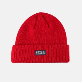 Baker Red Brand Logo Beanie