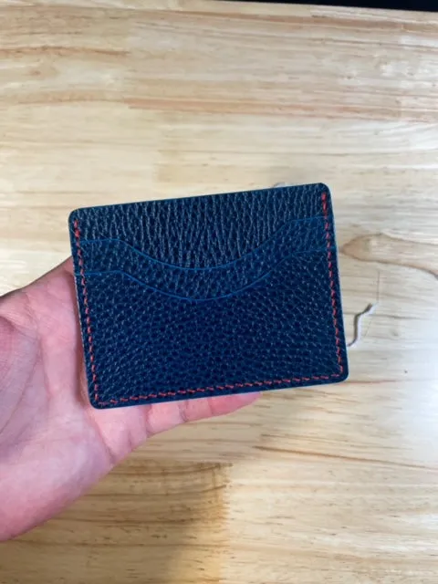 Blue and Whiskey Cardholder