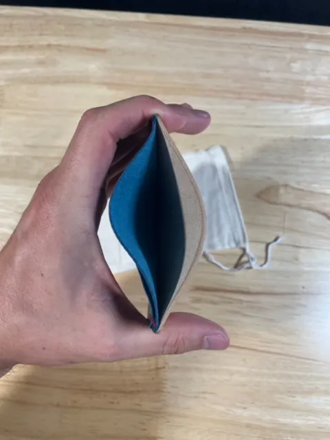 Blue and Whiskey Cardholder