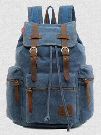 Canvas backpacks Multifunctional
