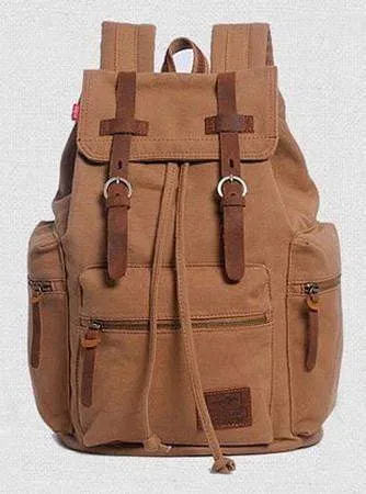 Canvas backpacks Multifunctional