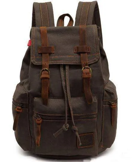 Canvas backpacks Multifunctional