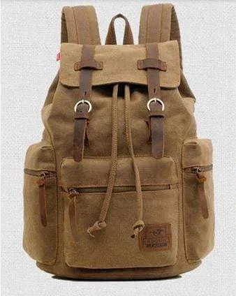 Canvas backpacks Multifunctional