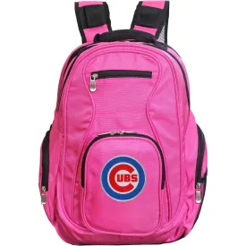 Chicago Cubs Laptop Backpack Pink