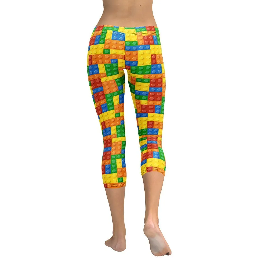 Colorful Blocks Capris