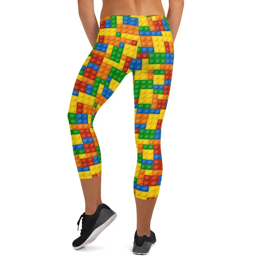 Colorful Blocks Capris