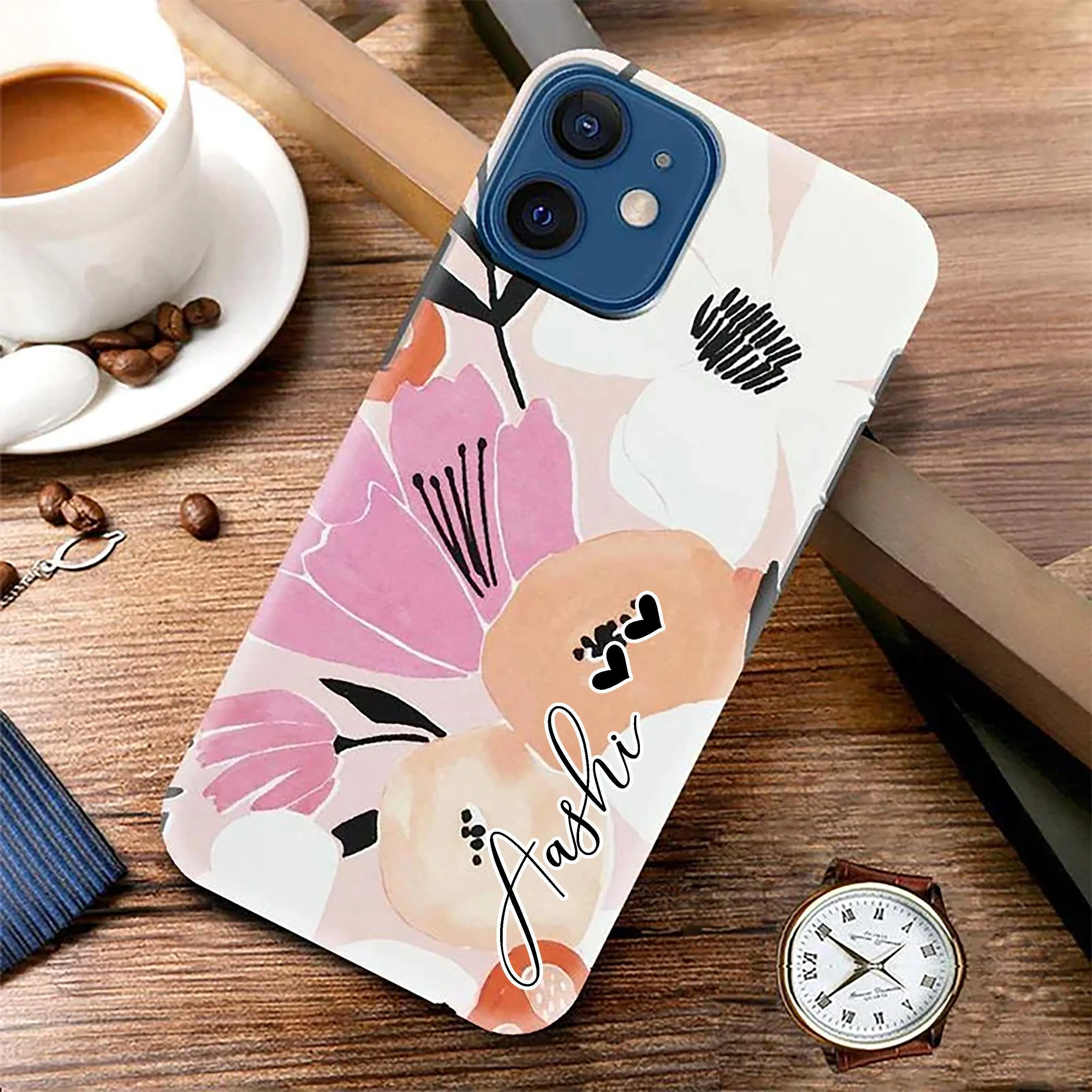 Colorful Floral Art Phone Cover Case