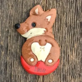 Corgi Butt Christmas Ornament
