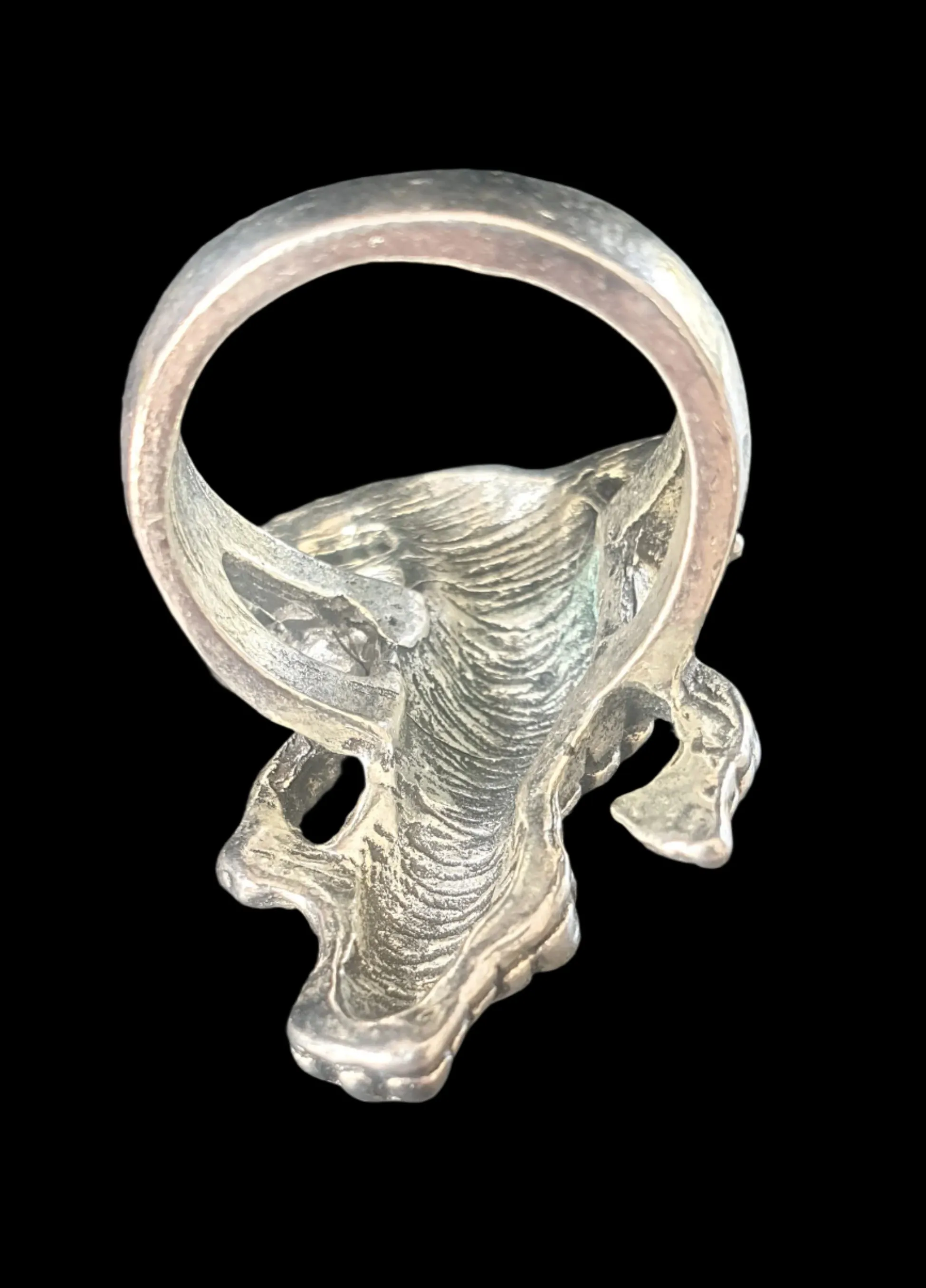 Crocodile Metal Unisex Ring