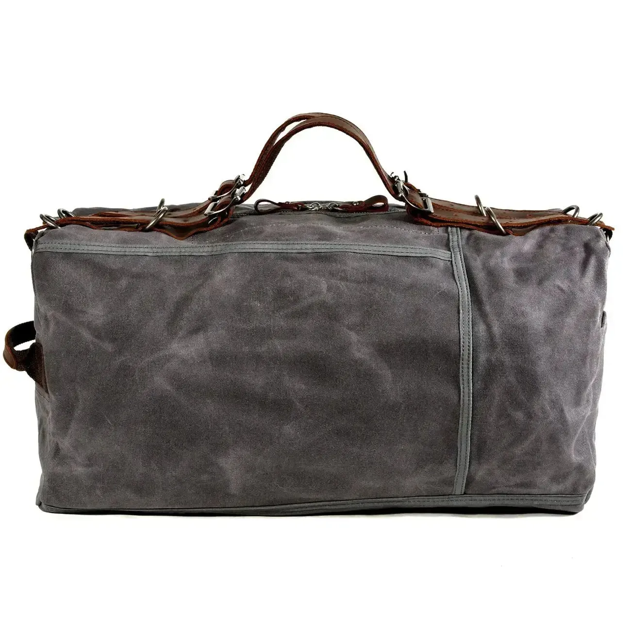 DoubleWaxTraveler™XL Reisetasche Weekender aus Gewachste Canvas & Leder im Vintage Still