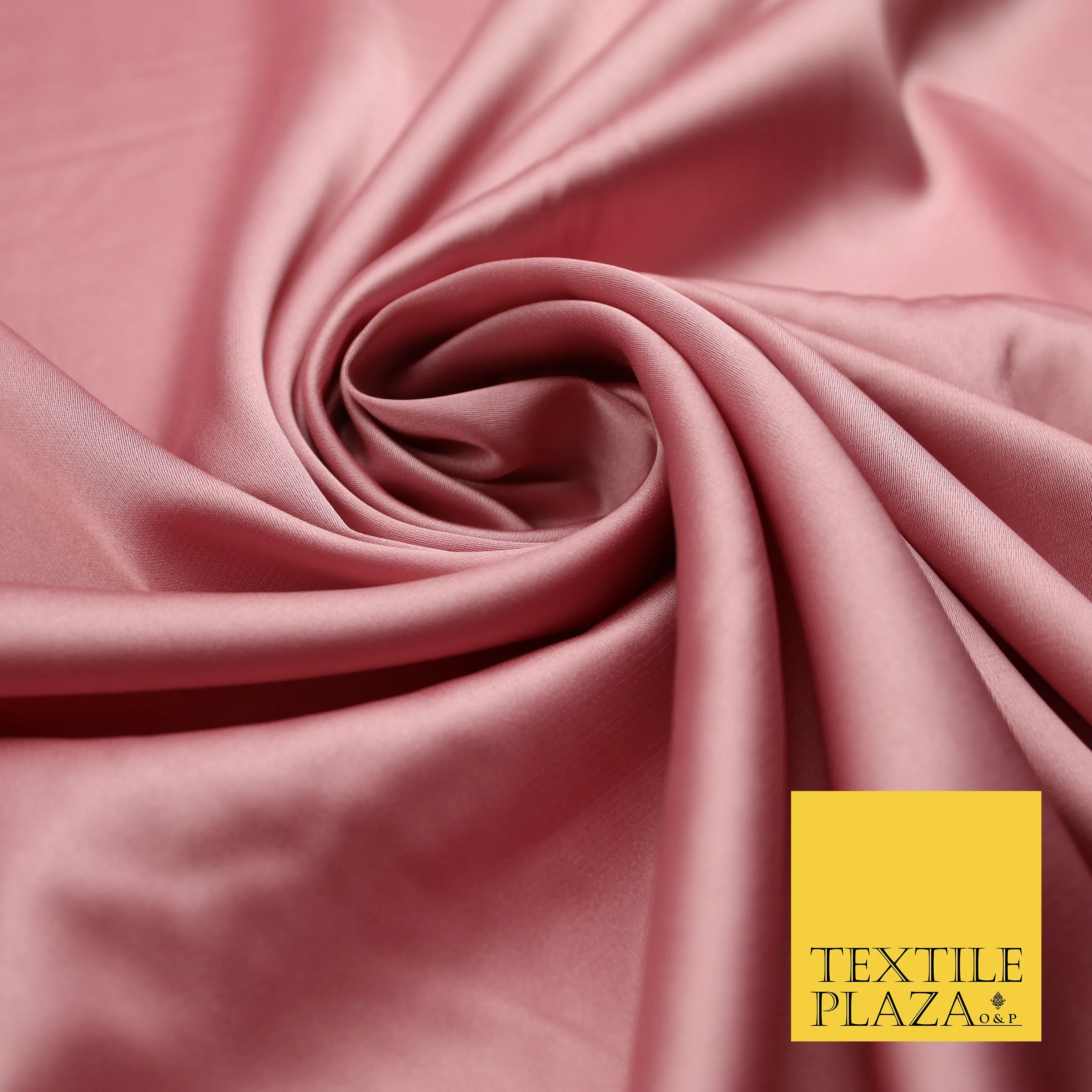 Dusty Pink Fine Silky Smooth Liquid Sateen Satin Dress Fabric Drape Lining Material 7841