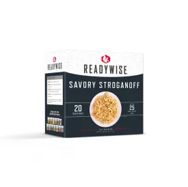 Emergency Food Favorite - Savory Stroganoff (5 x 4 Serving Pouches)