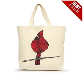 Eric & Christopher Cardinal Canvas Tote Bag