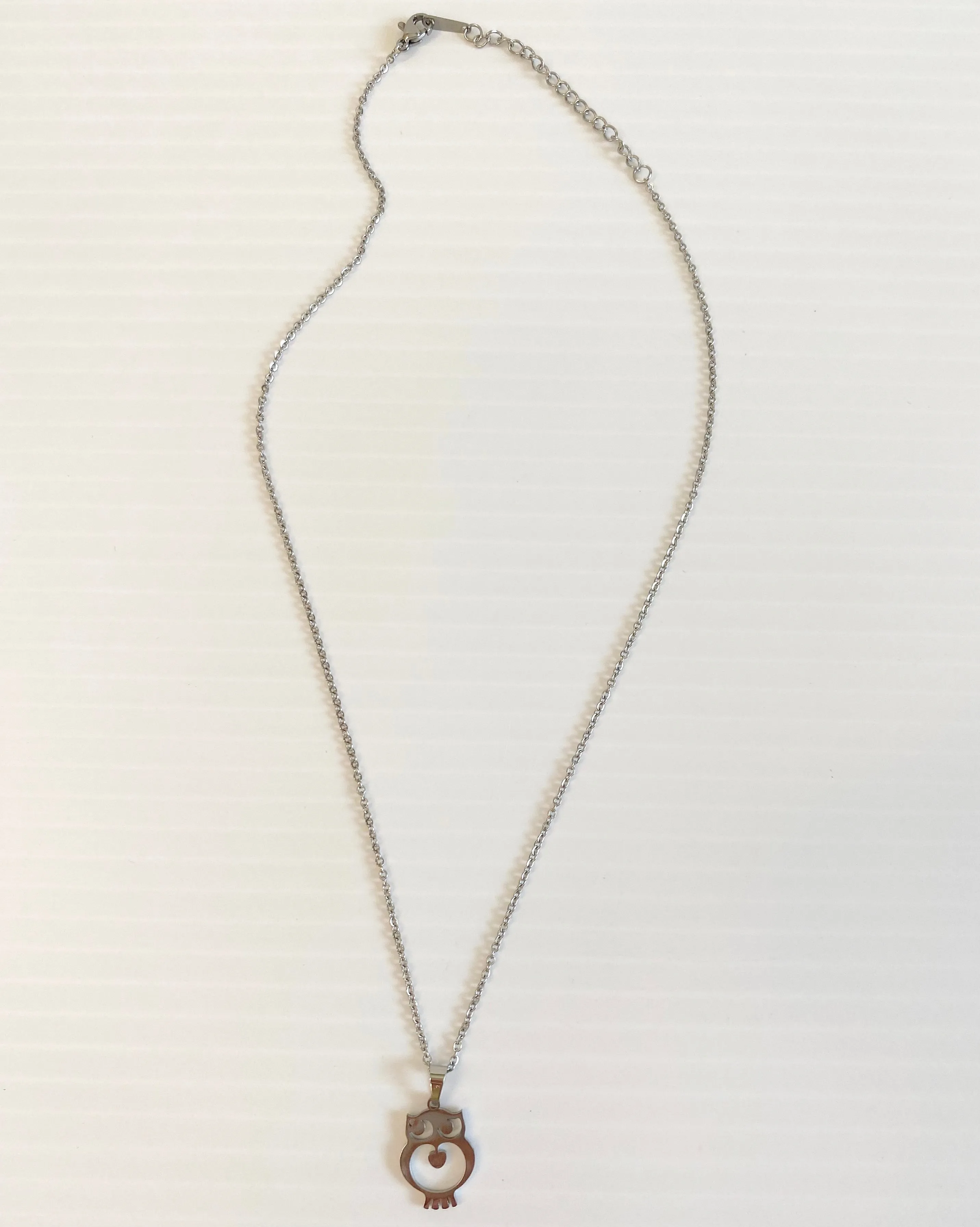 Fashion Accessories -Silver Owl Set