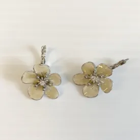 Fashion Accessories - Yellow Flower Earrings