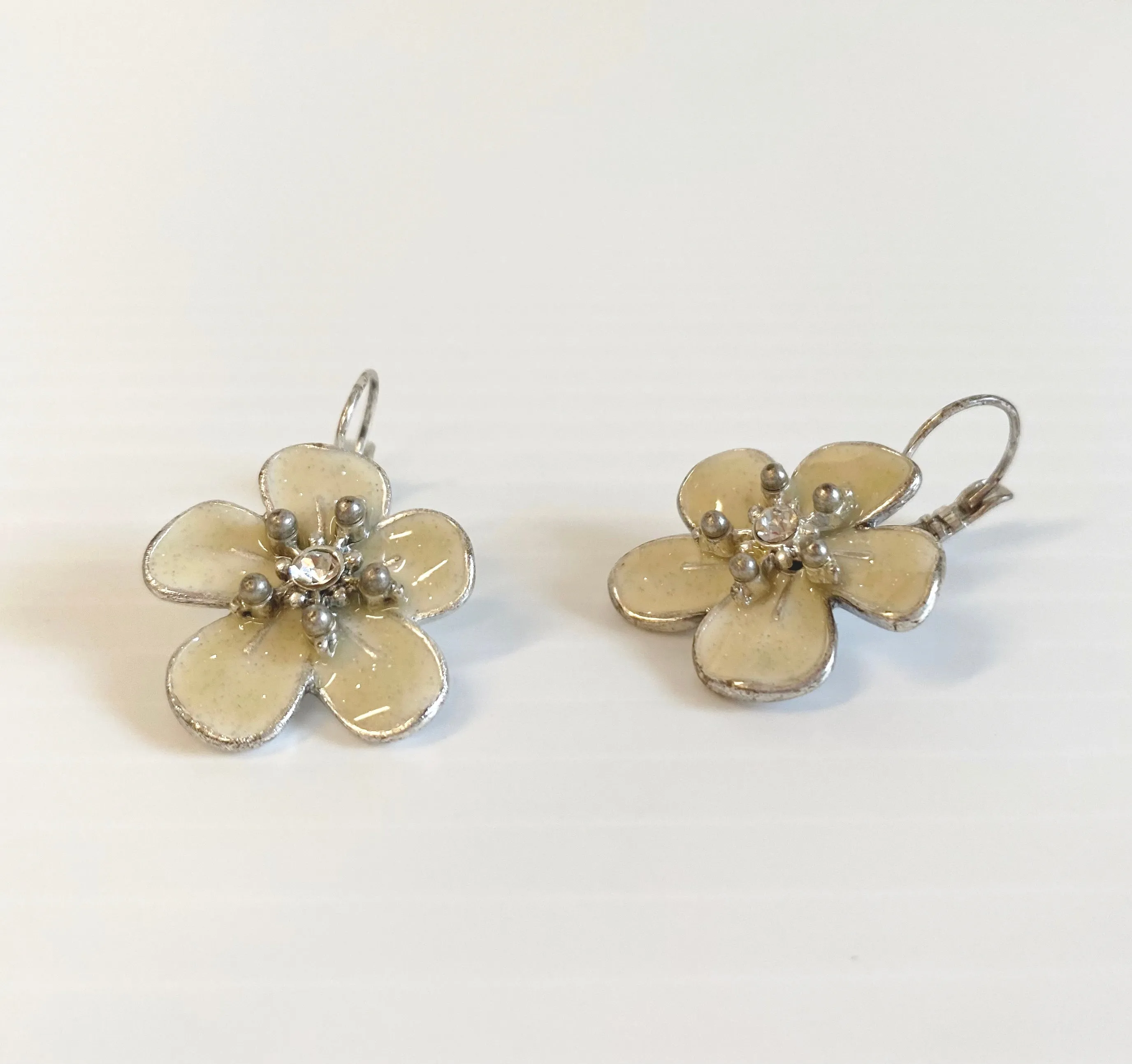 Fashion Accessories - Yellow Flower Earrings