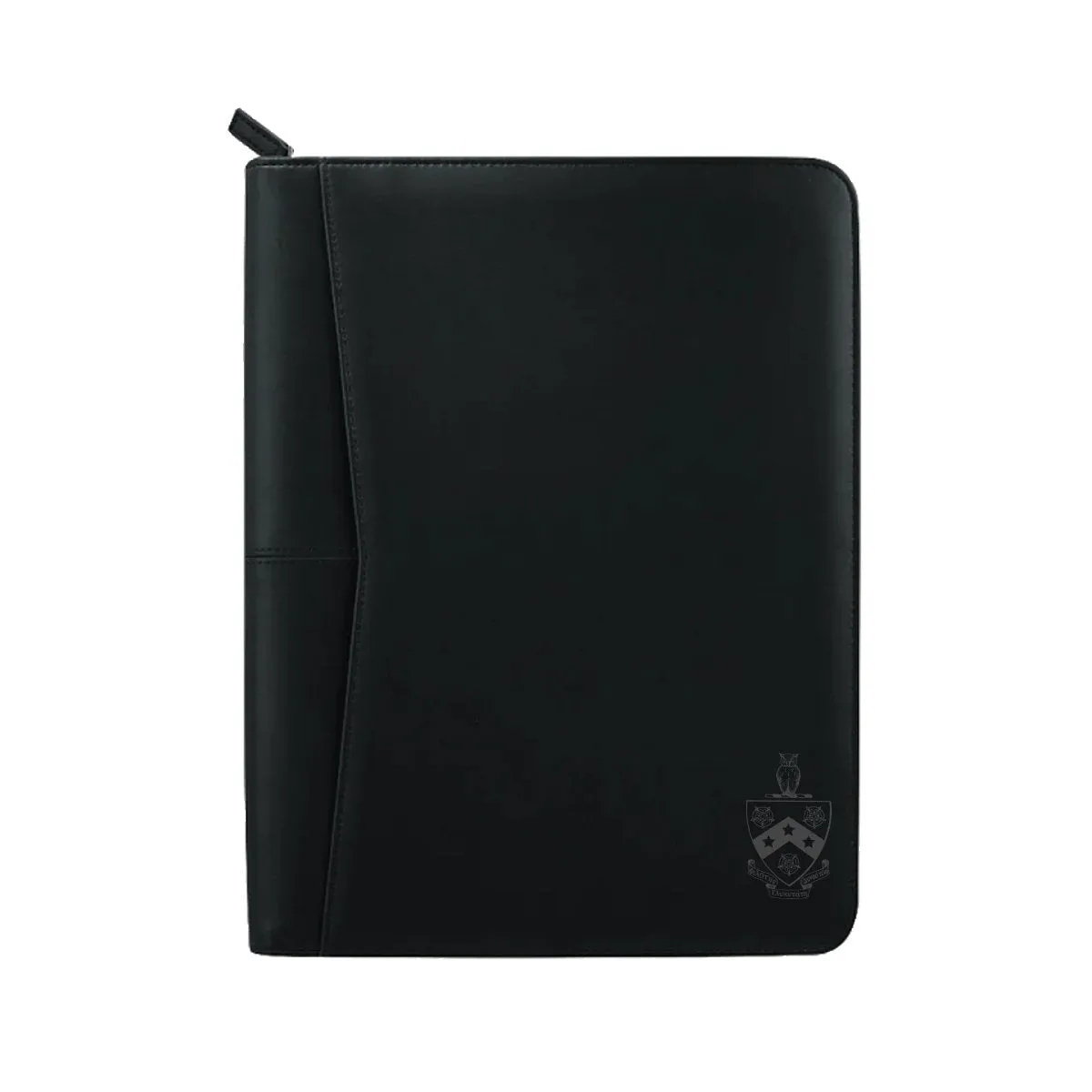 FIJI Zippered Crest Padfolio