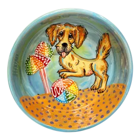 Golden Retriever Beach Bowl