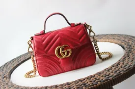 Gucci women's bags, crossbody bags, bucket bags，Gucci Marmont camera bag