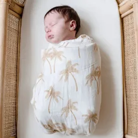 Jersey & Muslin Wrap - Palm Tree Tan (plus accessories)
