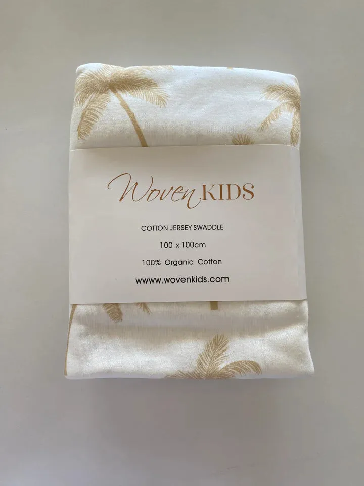 Jersey & Muslin Wrap - Palm Tree Tan (plus accessories)