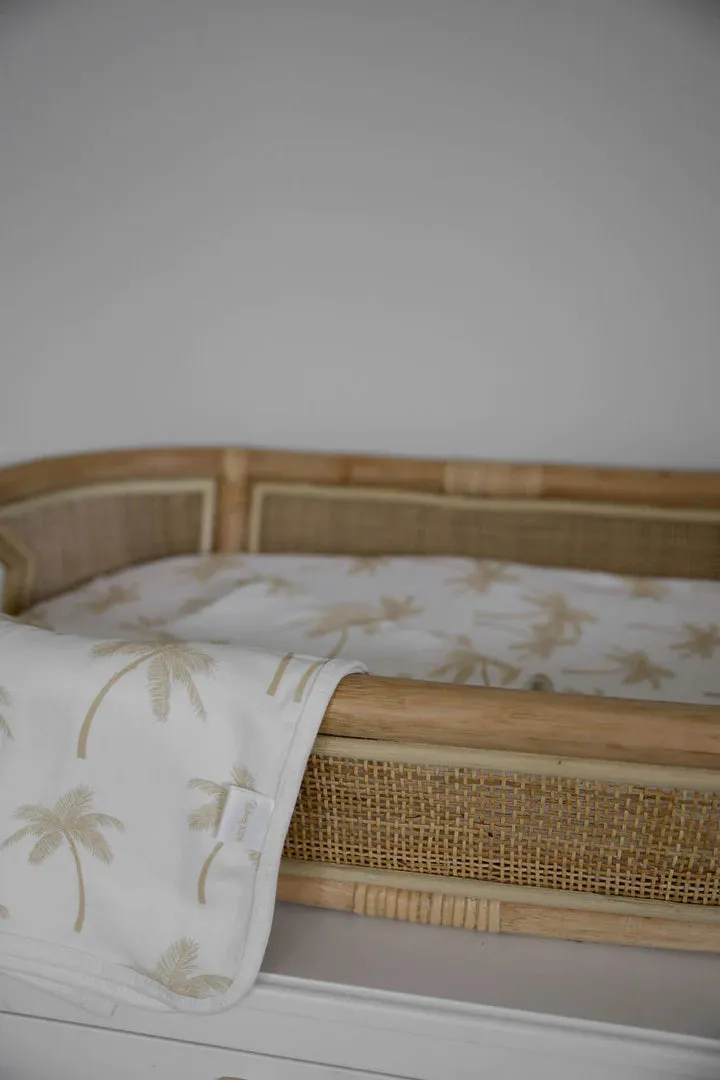 Jersey & Muslin Wrap - Palm Tree Tan (plus accessories)