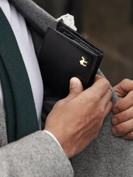 Kawa Genuine Leather Card Holder - Black