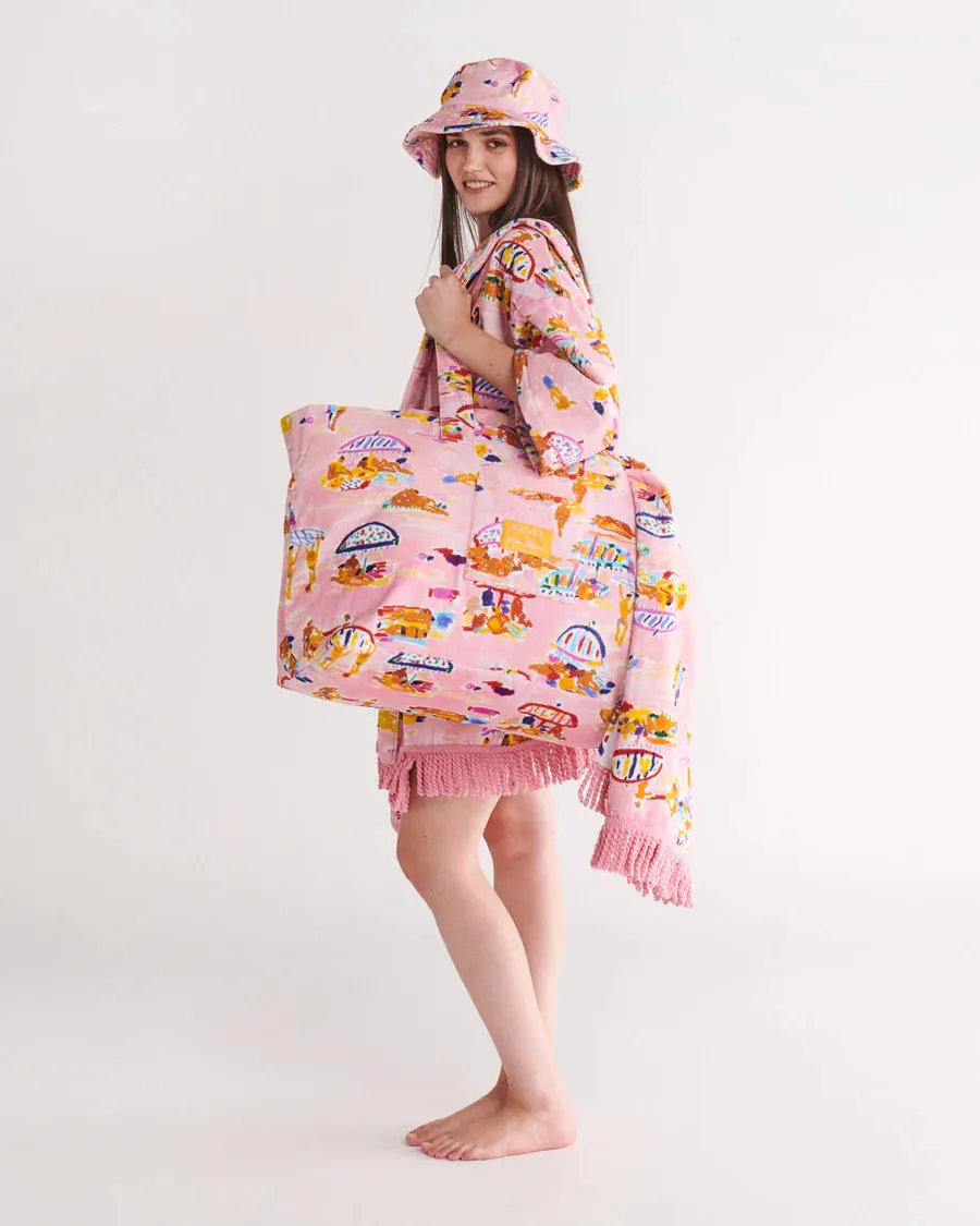 Kip & Co X Ken Done | Beach Days Terry Oversized Beach Bag
