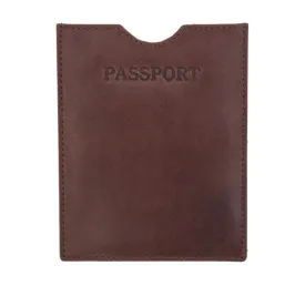 LEATHER PASSPORT HOLDER