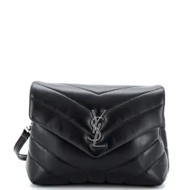 Loulou Shoulder Bag Matelasse Chevron Leather Toy