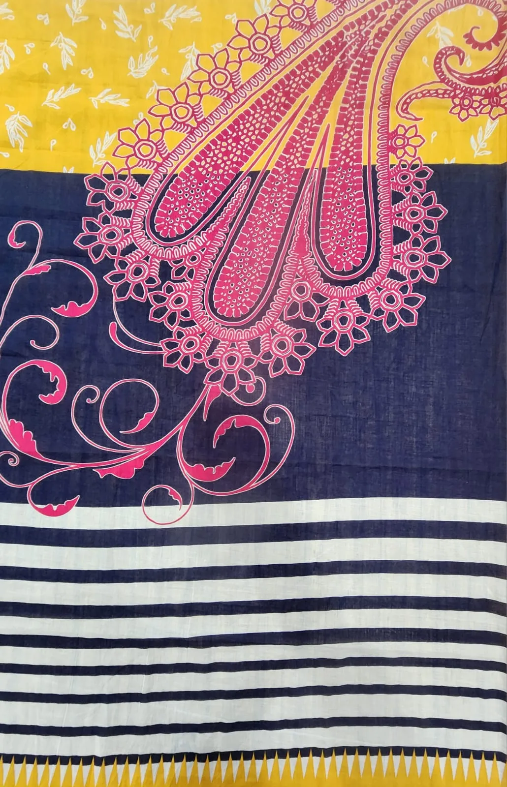 Mix Brand Printed Unstitched Lawn Shirt