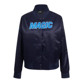 NBA ORLANDO MAGIC CLASSIC WOMEN'S SATIN JACKET (MIDNIGHT NAVY)