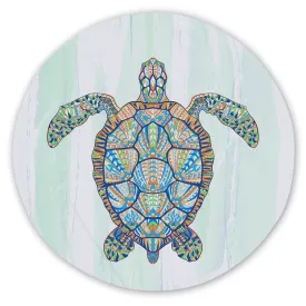 Ocean Turtle Round Sand-Free Towel