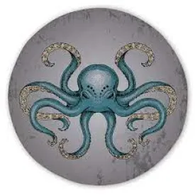 Octopoda Round Sand-Free Towel