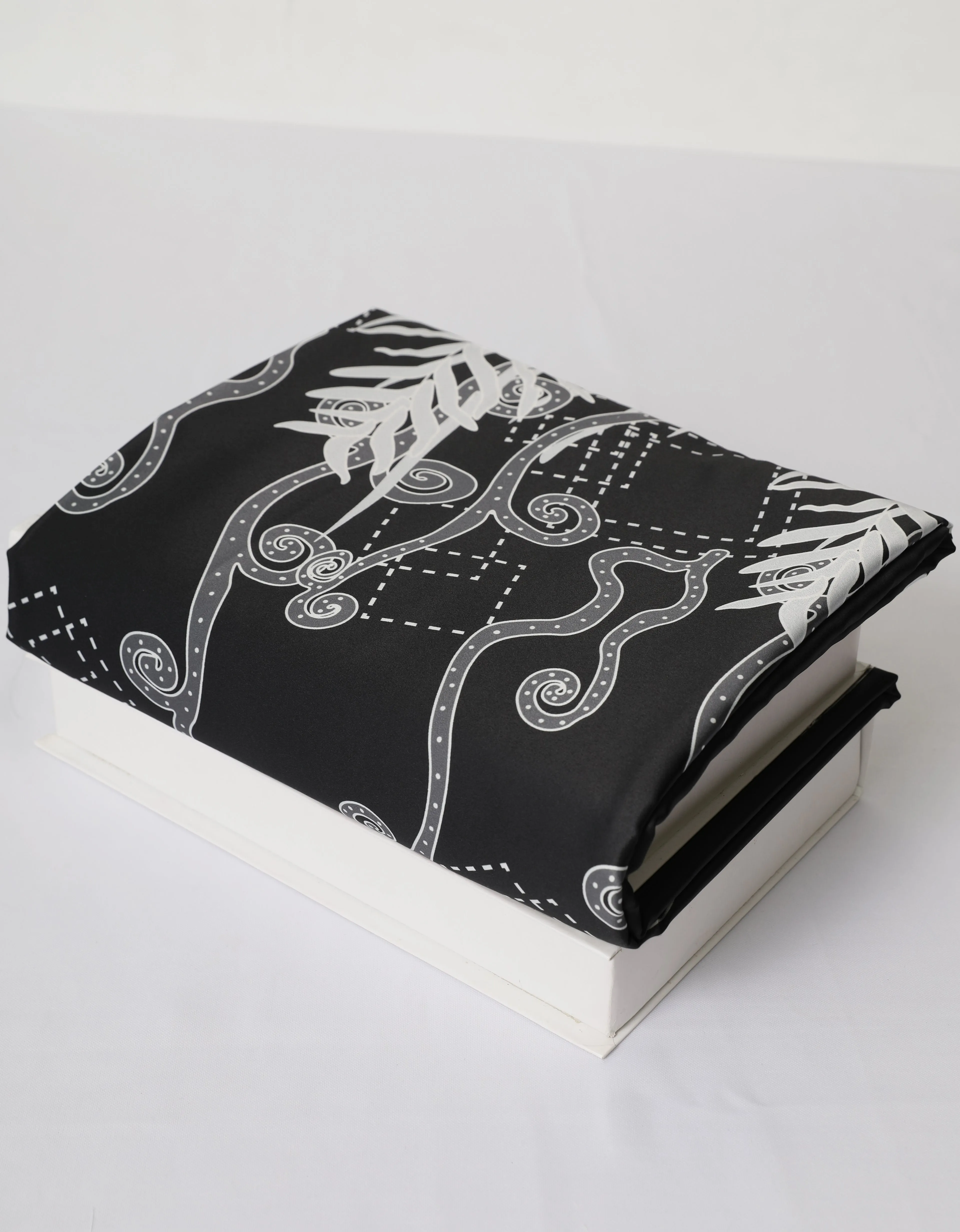 Orked Batik Satin 45" (Black)