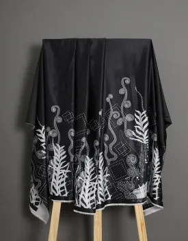 Orked Batik Satin 45" (Black)