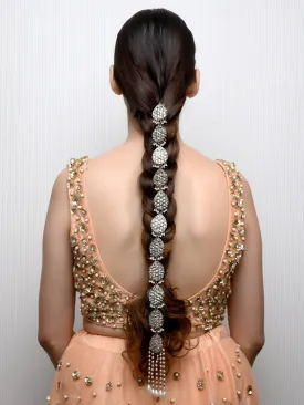 Pahal Ceam Braid Accessories In Kundan