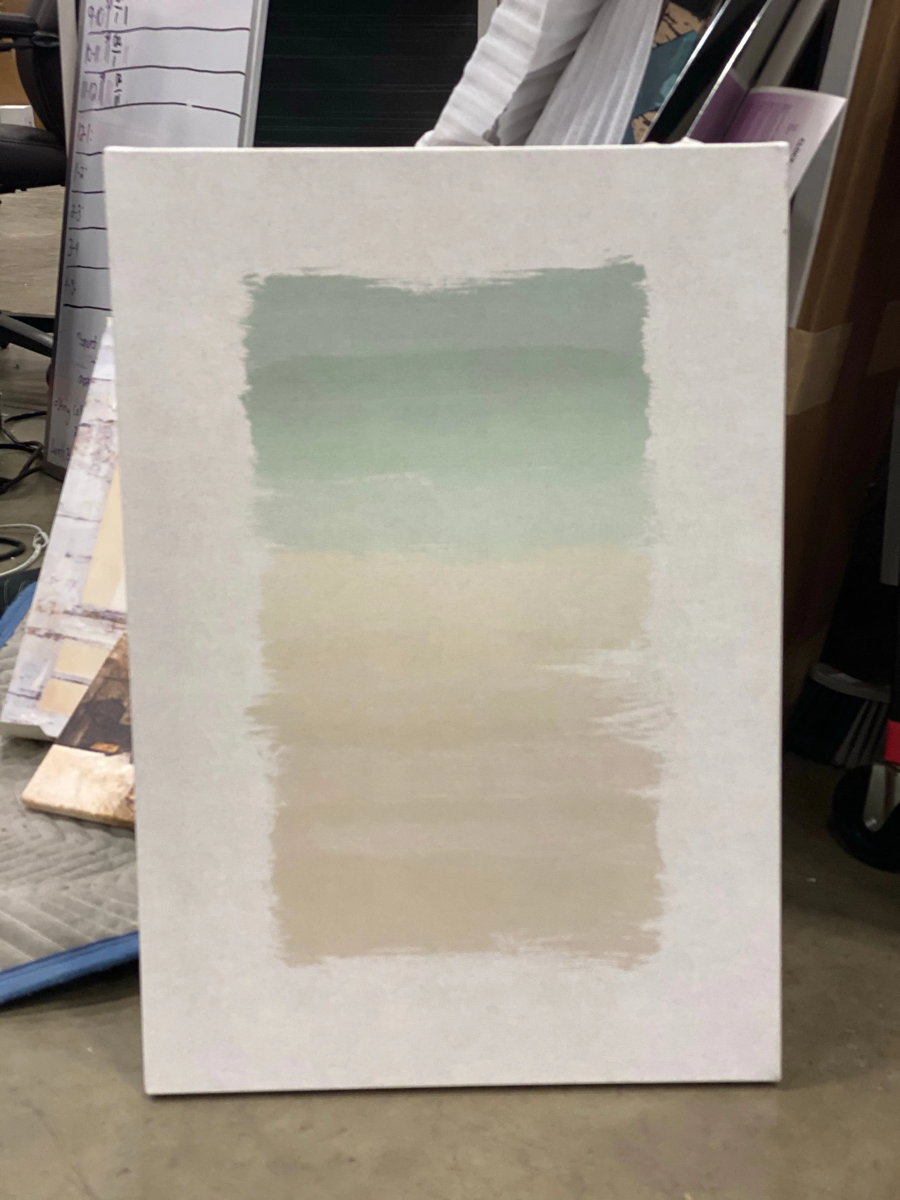 'Pastel Abstract' Graphic Art on Canvas #1451HW