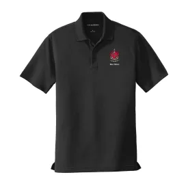 Personalized TKE Crest Black Performance Polo