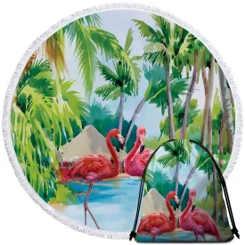 Pinkies in Paradise Towel   Backpack
