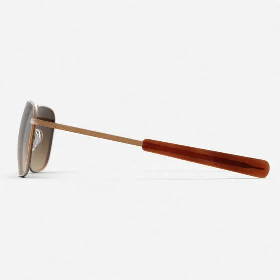 Randolph Satin Aviator Sunglasses with SkyForce™ Gradient Lenses