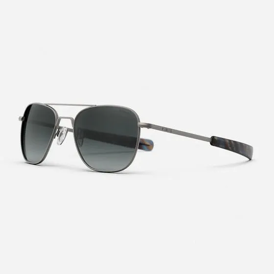 Randolph Satin Aviator Sunglasses with SkyForce™ Gradient Lenses