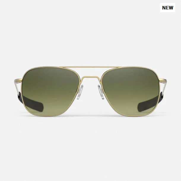Randolph Satin Aviator Sunglasses with SkyForce™ Gradient Lenses