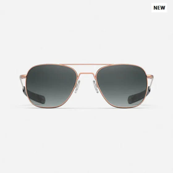 Randolph Satin Aviator Sunglasses with SkyForce™ Gradient Lenses
