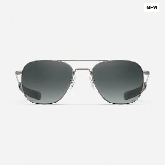 Randolph Satin Aviator Sunglasses with SkyForce™ Gradient Lenses